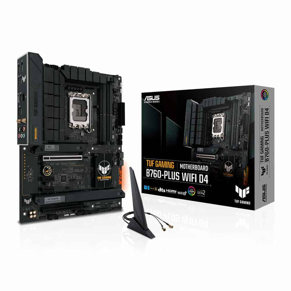 ASUS TUF GAMING B760-PLUS WiFi DDR4 ATX Motherboard